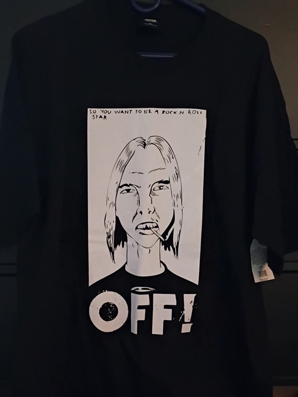 OFF !!! The Band Fronted By  Keith Morris From circle Jerks , Black Flag , Flag